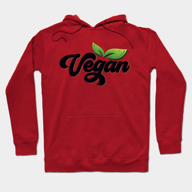 Vegan Life Hoodie by Redroomedia